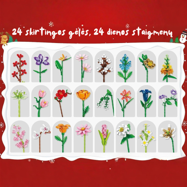 LEGO Ziedu Adventes kalendārs