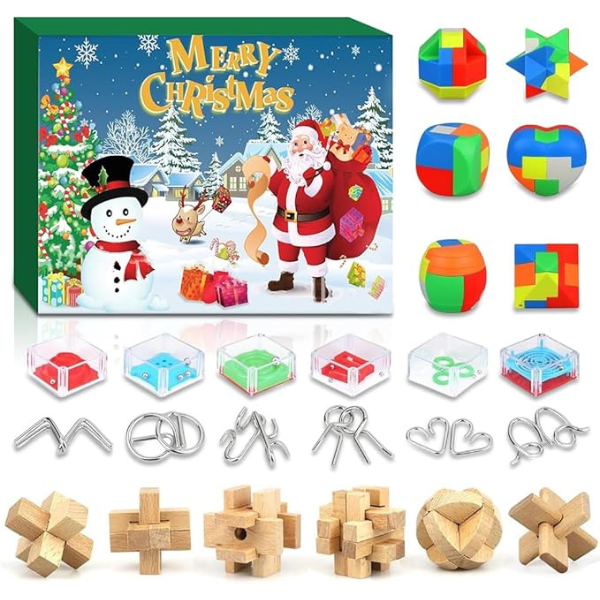 Izglītojošais adventes kalendārs ar mīklām