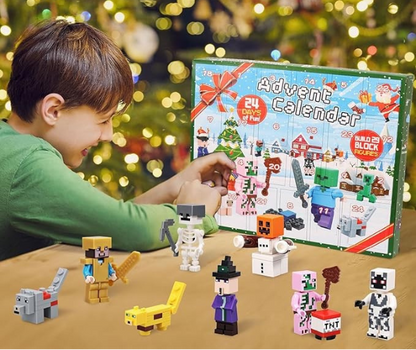 Bērnu Minecraft LEGO Adventes kalendārs
