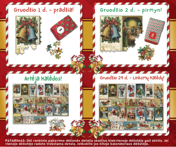 Adventes kalendārs – Ziemassvētku puzle