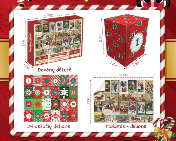 Adventes kalendārs – Ziemassvētku puzle