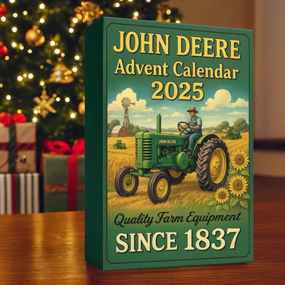 Lauksaimnieka Adventes kalendārs ar traktoriem „John Deere 2025” 