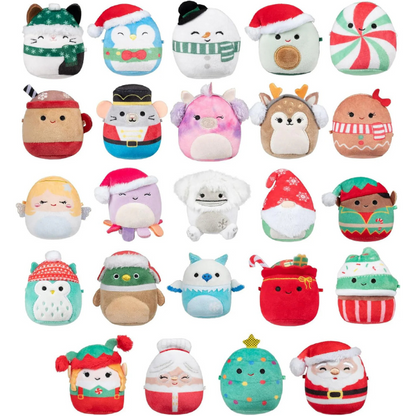 Plīša rotaļlietu Adventes kalendārs