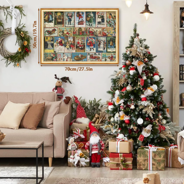 Adventes kalendārs – Ziemassvētku puzle