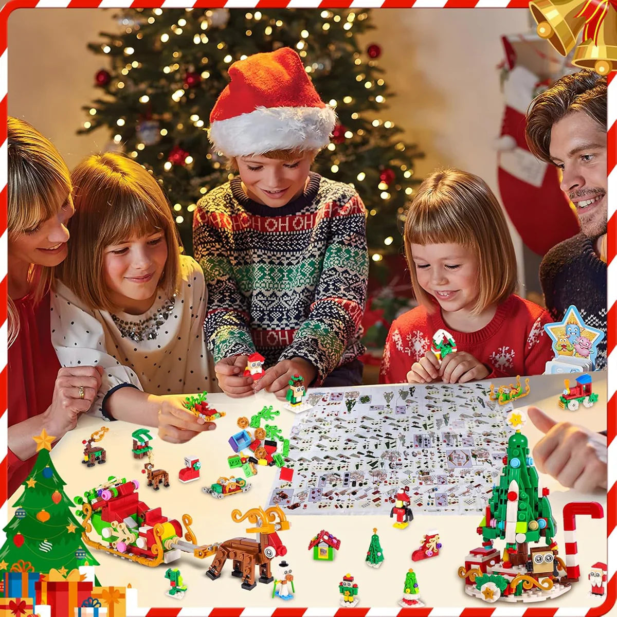 2025. gada Adventes kalendārs – Ziemassvētku konstruktoru komplekts