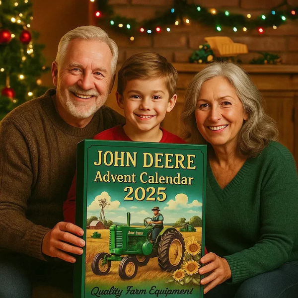 Lauksaimnieka Adventes kalendārs ar traktoriem „John Deere 2025” 