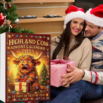 Škotu Kalnu Govju Adventes kalendārs 2025