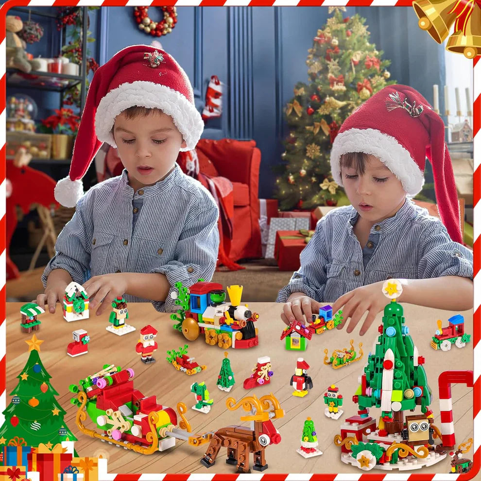 2025. gada Adventes kalendārs – Ziemassvētku konstruktoru komplekts