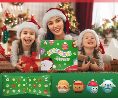 Plīša rotaļlietu Adventes kalendārs