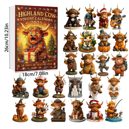 Škotu Kalnu Govju Adventes kalendārs 2025