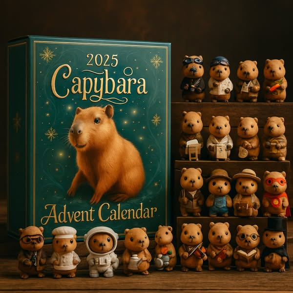 Kolekcionārais Kapibaras Adventes kalendārs