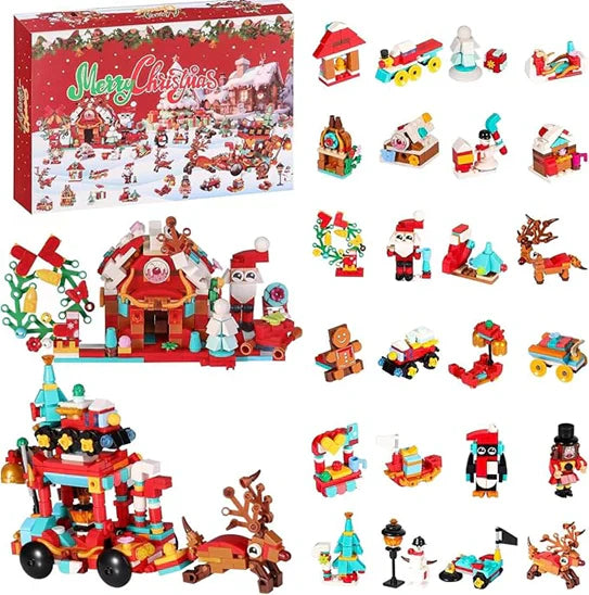 2025. gada Adventes kalendārs – Ziemassvētku konstruktoru komplekts